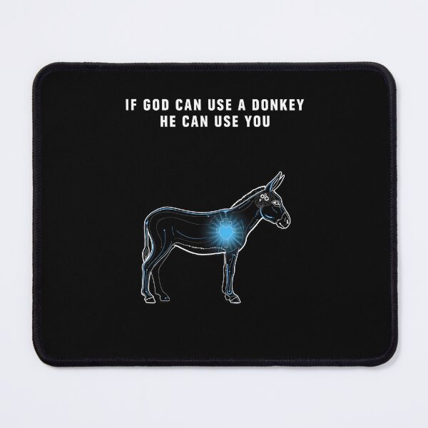 Item preview, If God Can Use A Donkey He Can Use You Christian Bible Story Funny designed and sold by Redgiant87x.