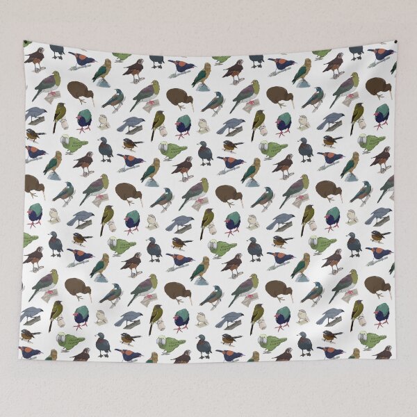 Item preview, Birds of New Zealand designed and sold by KitschClub.