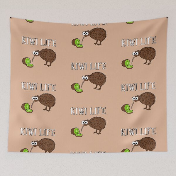 Item preview, Kiwi Life (on Tan) designed and sold by PawsitiveMum3.