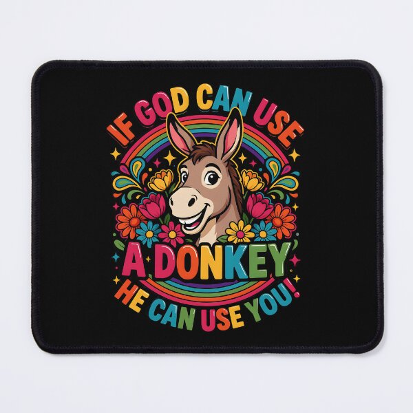 Item preview, If God Can Use A Donkey He Can Use You Funny Religious Humor for Church Friends designed and sold by Redgiant87x.