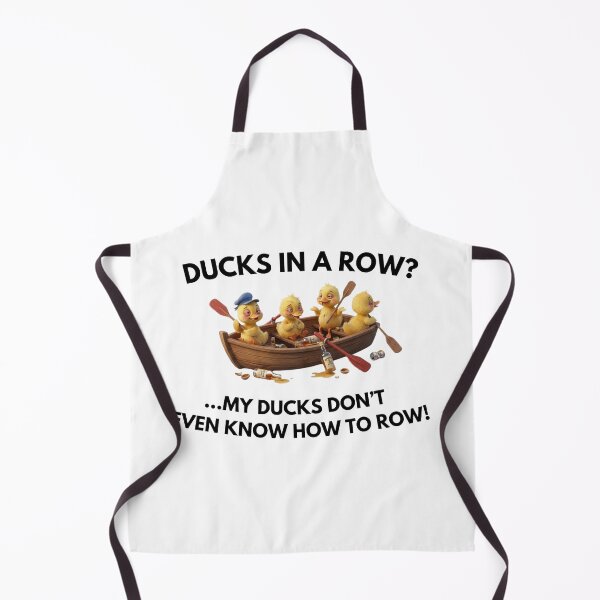 Item preview, Ducks In A Row Funny Rowing Boat designed and sold by Stone and Sage Prints.
