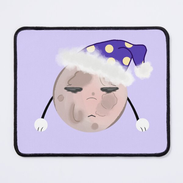 Item preview, Cute Sleepy Moon Illustration designed and sold by Spaced out studio.