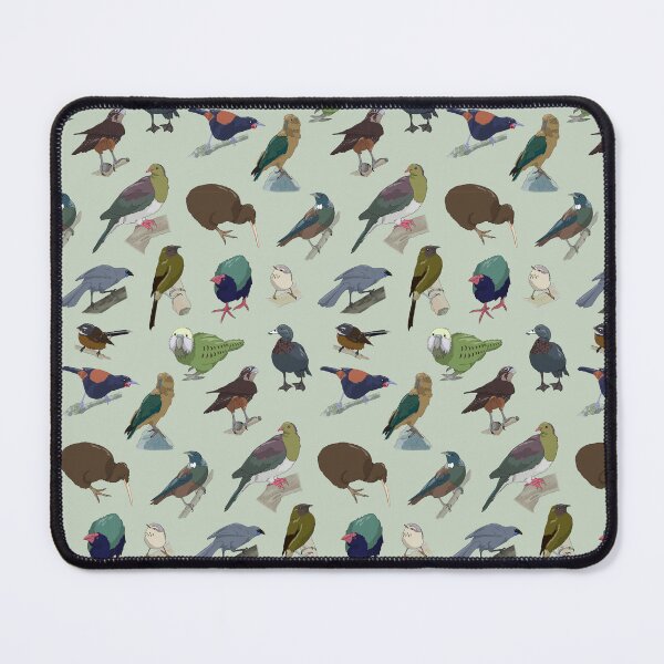 Item preview, Birds of New Zealand - Sage Green designed and sold by KitschClub.