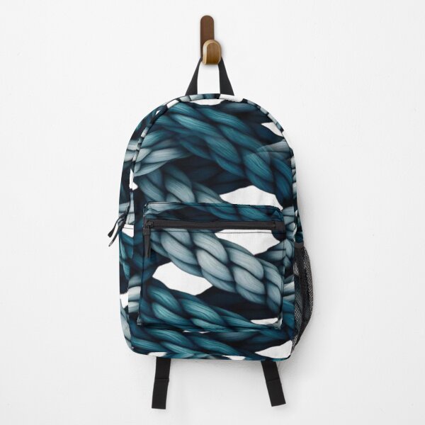 Item preview, Blue Braided Rope Pattern - Nautical Design & Interlaced 3D Texture designed and sold by RAYBIL.
