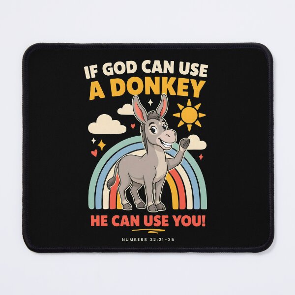 Item preview, If God Can Use A Donkey He Can Use You Christian for Jesus Believers designed and sold by Redgiant87x.