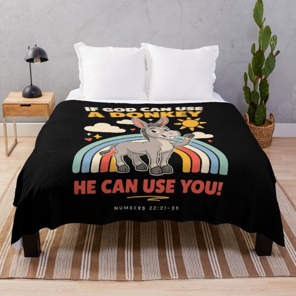 Item preview, If God Can Use A Donkey He Can Use You Christian for Jesus Believers designed and sold by Redgiant87x.