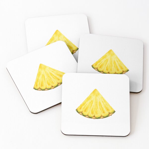 Item preview, Vintage Watercolor Pineapple Slice | Botanical Tropical Fruit Illustration designed and sold by Ethereal-Rain.