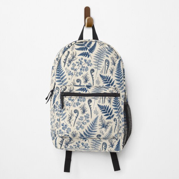Item preview, Maidenhair Fern Cyanotype Pattern designed and sold by VerdantStudio.