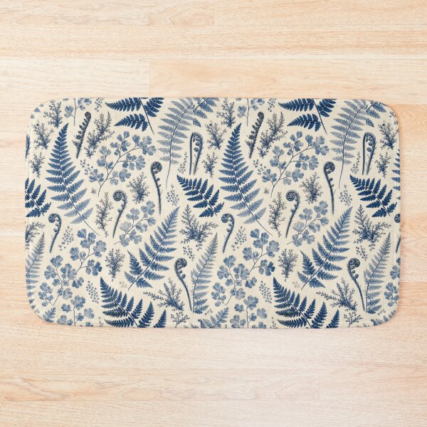 Item preview, Maidenhair Fern Cyanotype Pattern designed and sold by VerdantStudio.