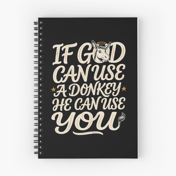 Item preview, If God Can Use A Donkey He Can Use You Funny Faith Based Religious Humor designed and sold by Redgiant87x.