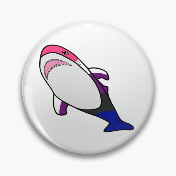 Item preview, Blahaj - Genderfluid designed and sold by addilovemvp.