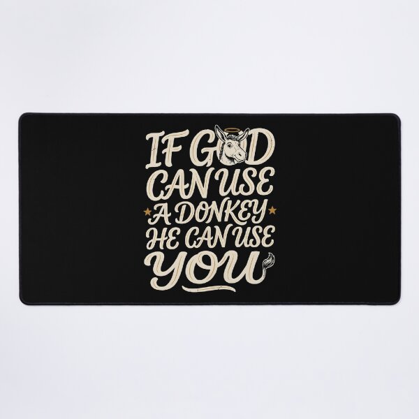 Item preview, If God Can Use A Donkey He Can Use You Funny Faith Based Religious Humor designed and sold by Redgiant87x.