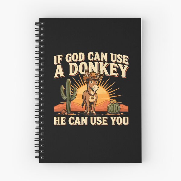 Item preview, If God Can Use A Donkey He Can Use You Jesus Inspired Christian Humor designed and sold by Redgiant87x.