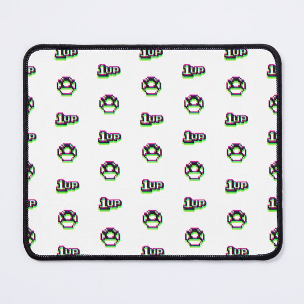 Item preview, 1up Mushroom Synthwave Pattern designed and sold by animinimal.