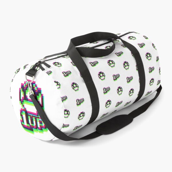 Item preview, 1up Mushroom Synthwave Pattern designed and sold by animinimal.