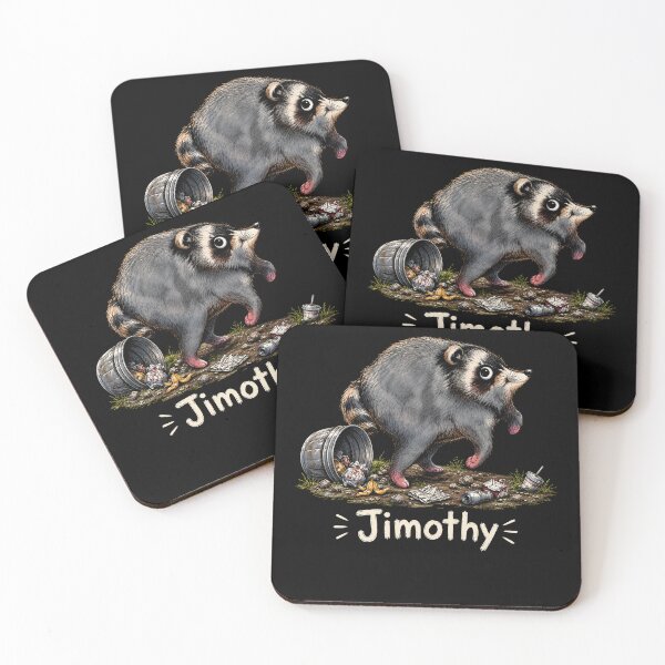 Item preview, Jimothy Viral Raccoon Funny Trash Panda Wildlife designed and sold by Kladhadredo.