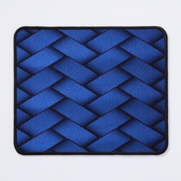 Item preview, Royal Blue Braided Pattern - Elegant 3D Texture with Interlaced Relief designed and sold by RAYBIL.