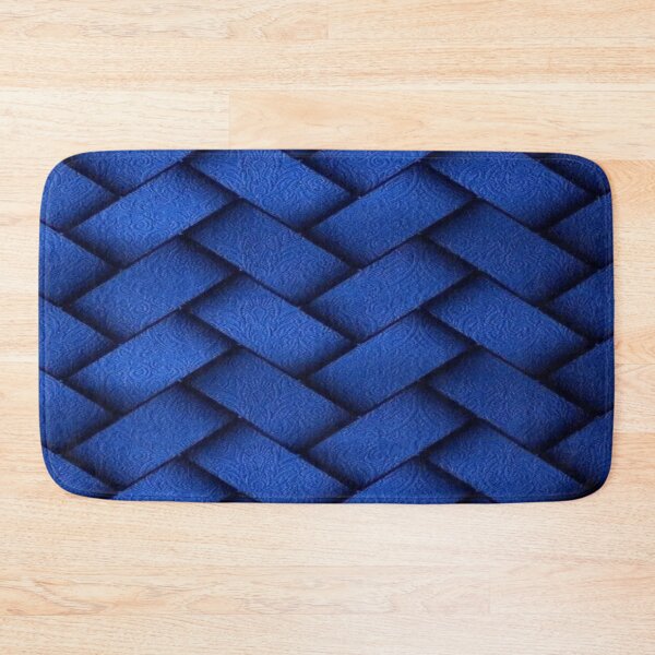 Item preview, Royal Blue Braided Pattern - Elegant 3D Texture with Interlaced Relief designed and sold by RAYBIL.