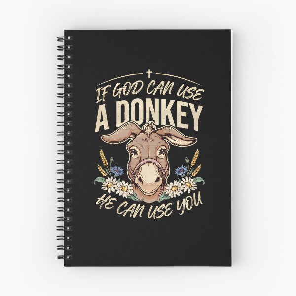 Item preview, If God Can Use A Donkey He Can Use You Bible Inspired Funny Christian designed and sold by Redgiant87x.