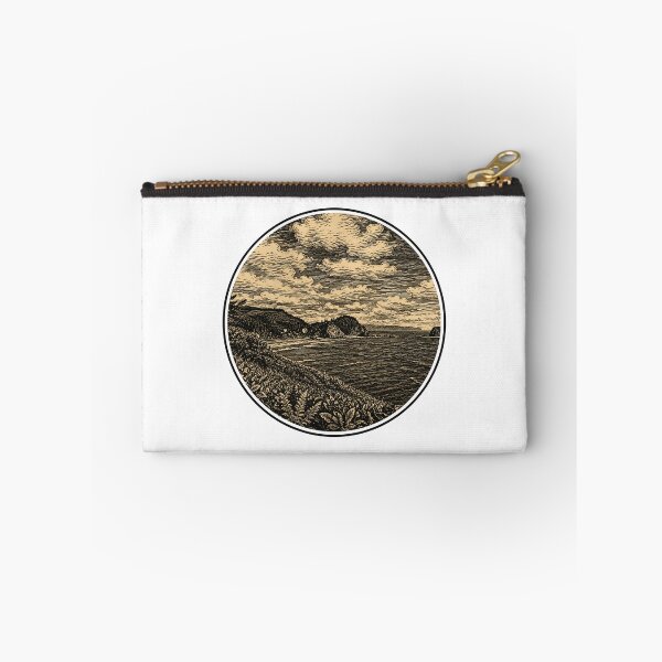 Item preview, Oregon Coast | Coastal Ink Art Landscape designed and sold by Linoluca.