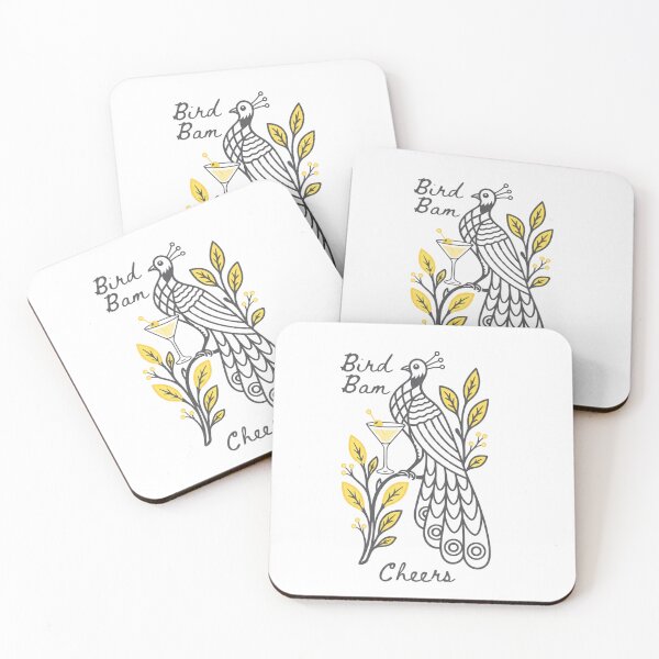 Item preview, Mahjong Bam Bird Tile Player Cheers Martini Cocktails Design designed and sold by rachid-elmesafy.