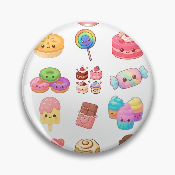 Item preview, Happy Treat Faces Kawaii designed and sold by SamiDsPaintbox.