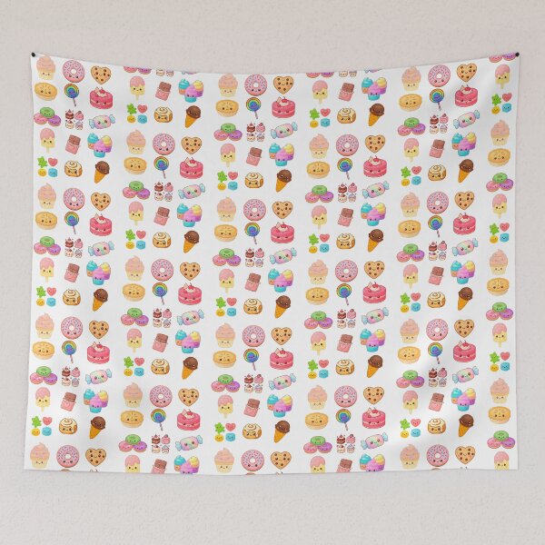 Item preview, Happy Treat Faces Kawaii designed and sold by SamiDsPaintbox.