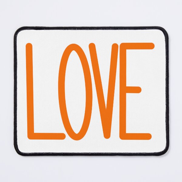 Item preview, LOVE in Orange Letters designed and sold by allie-honigford.