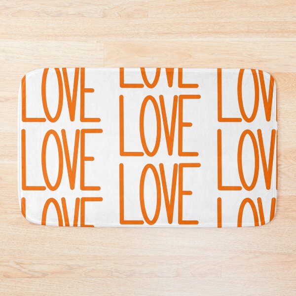 Item preview, LOVE in Orange Letters designed and sold by allie-honigford.