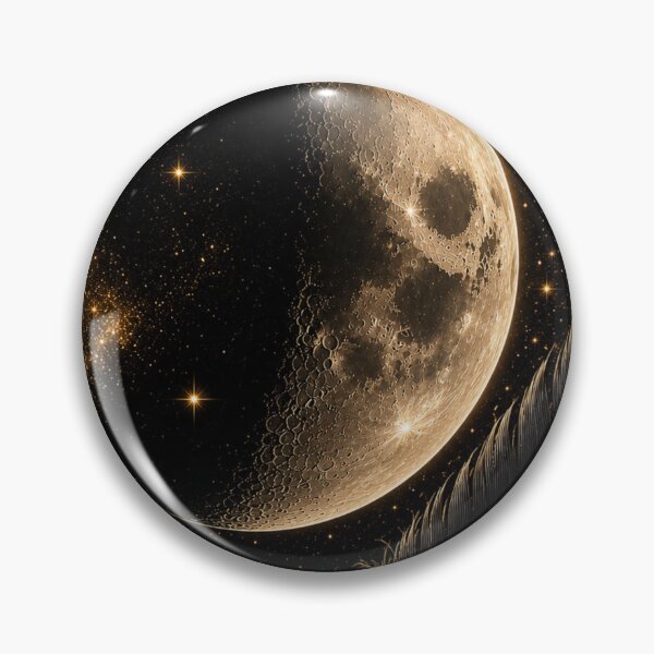 Item preview, The Moon Watches Those Who Wander | Mystical Moon & Raven Feather Dark Fantasy Design designed and sold by Druvibe.