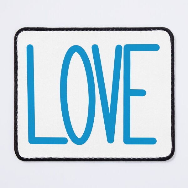 Item preview, LOVE in Blue Letters designed and sold by allie-honigford.