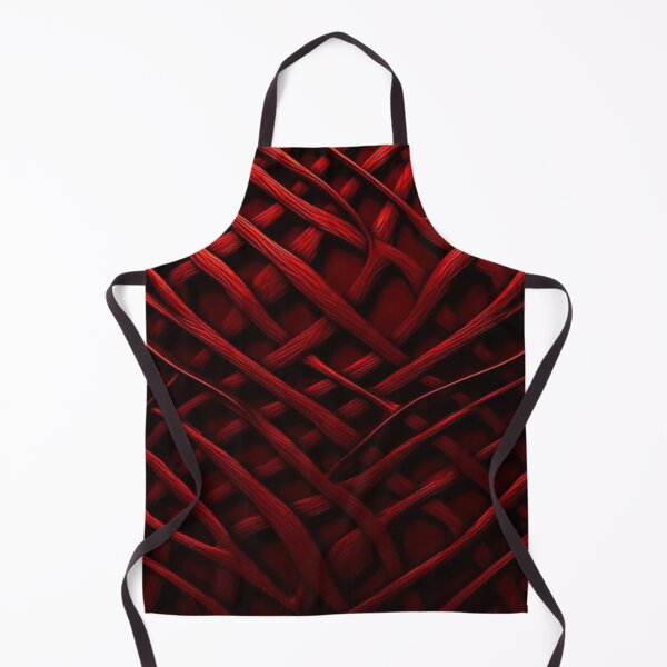 Item preview, Tejido rojo sangre: patrón orgánico entrelazado en 3D sobre fondo negro. designed and sold by RAYBIL.