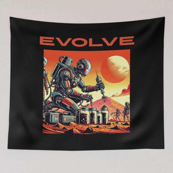Item preview, Humanoid Robot Evolution T-Shirt | Future of AI & Human Innovation designed and sold by TEEJAMBOREE.