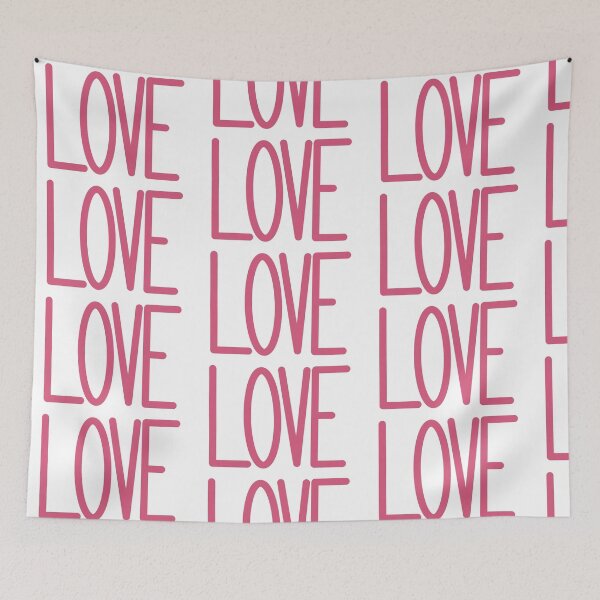 Item preview, LOVE in Pink Letters designed and sold by allie-honigford.
