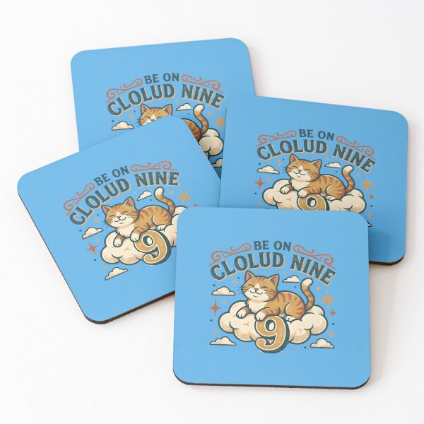 Item preview, Be on cloud nine - Happy cat designed and sold by ParadoxParadox.