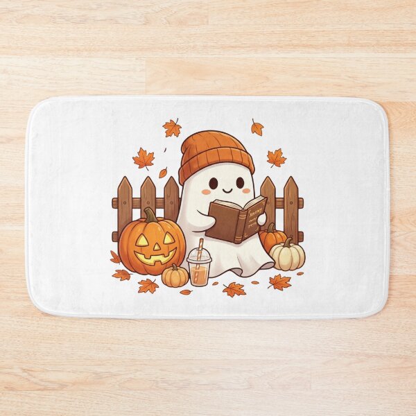 Item preview, Fall Ghost Reading Book Shirt | Cute Ghost with Pumpkin | Cozy Autumn Book Lover | Spooky Cottagecore Halloween Design designed and sold by MS Pod Studio.