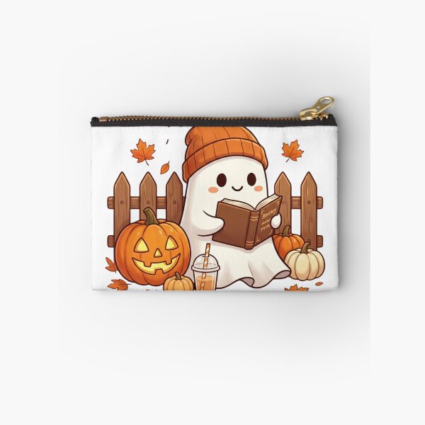 Item preview, Fall Ghost Reading Book Shirt | Cute Ghost with Pumpkin | Cozy Autumn Book Lover | Spooky Cottagecore Halloween Design designed and sold by MS Pod Studio.