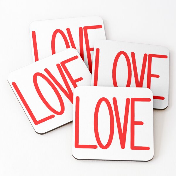 Item preview, LOVE in Red Letters designed and sold by allie-honigford.