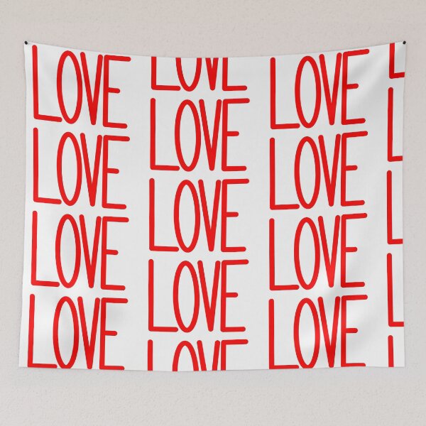 Item preview, LOVE in Red Letters designed and sold by allie-honigford.