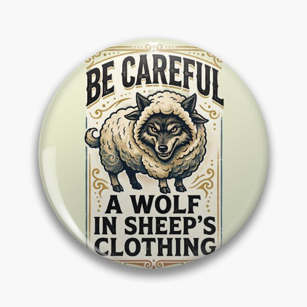 Item preview, A wolf in sheep's clothing - Be careful designed and sold by ParadoxParadox.