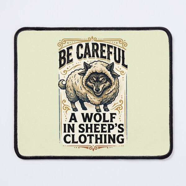 Item preview, A wolf in sheep's clothing - Be careful designed and sold by ParadoxParadox.