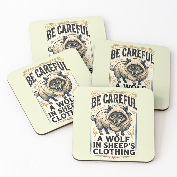 Item preview, A wolf in sheep's clothing - Be careful designed and sold by ParadoxParadox.