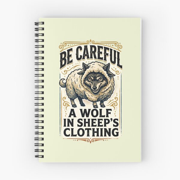 Item preview, A wolf in sheep's clothing - Be careful designed and sold by ParadoxParadox.