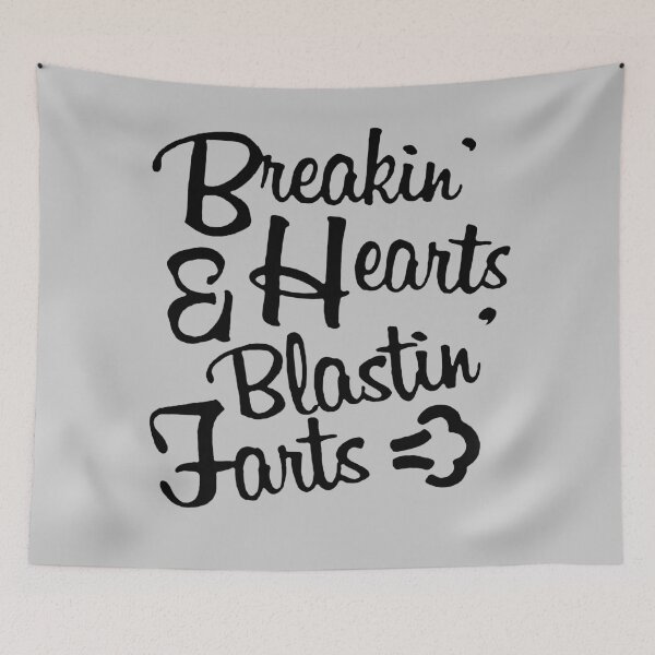 Item preview, Breakin' hearts & blastin' farts - babycloth designed and sold by viCdesign.