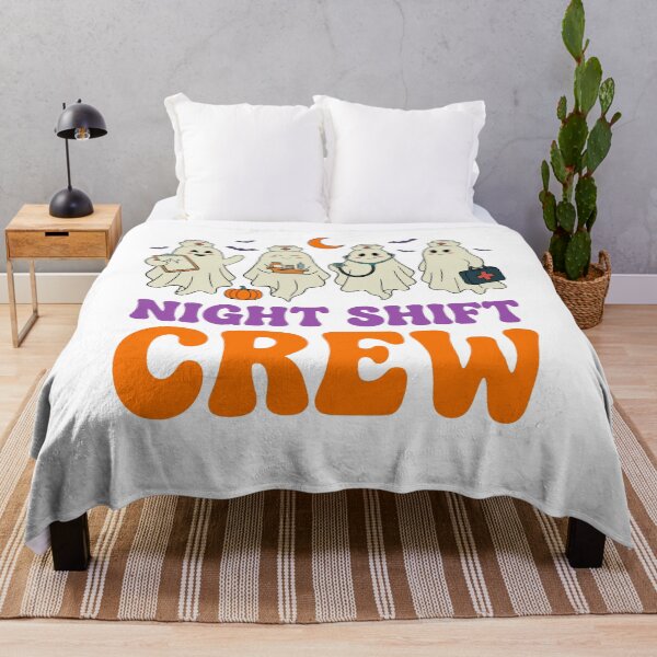 Item preview, Night Shift Nurse Crew Bringing Spooky Hospital Energy designed and sold by FreshVibe Prints.