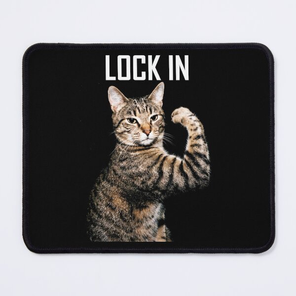 Item preview, Lock In Cat Shirt Funny Tabby Cat Buff Arm Shirt Gym Cat Meme T-Shirt Gym Bro Gift Funny Workout Shirt Buff Cat Tee Gym Motivation Apparel [Black Shirt Only] designed and sold by Off-Road-Zone.