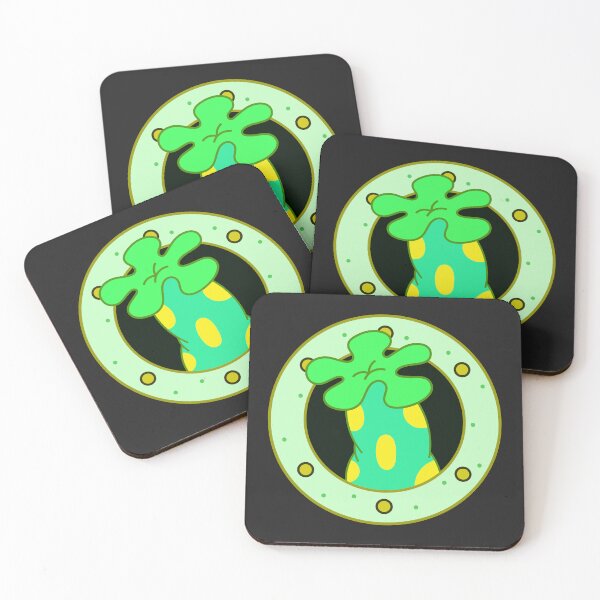 Item preview, SpongeBob Green Flower window designed and sold by DibujandoPorfa.