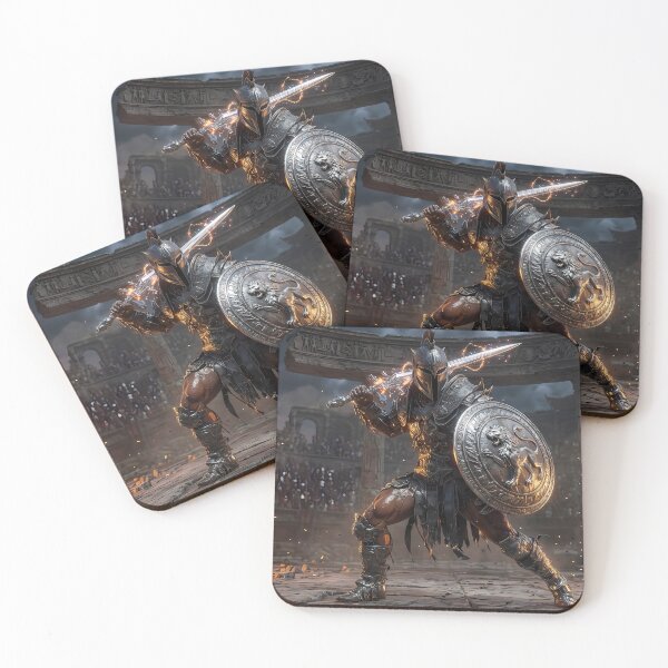 Item preview, Epic Spartan Warrior Dark Ruins Battle designed and sold by GalleryBrisArt.