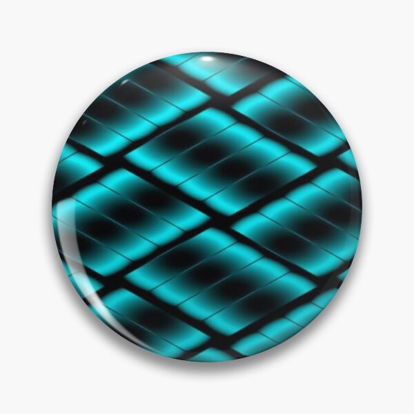 Item preview, Cyan Neon Scales - Luminous Futuristic Geometric Pattern on a Black Background designed and sold by RAYBIL.