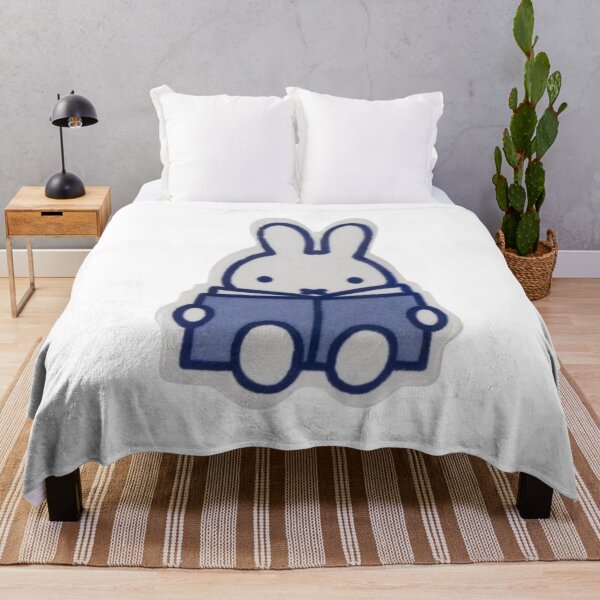 Item preview, bunny reading a blue book designed and sold by checolingo.